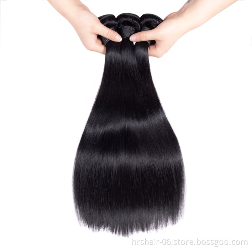 brazilian virgin human hair bundles with 4x4  lace closure 8-22inch lace front closure in stock